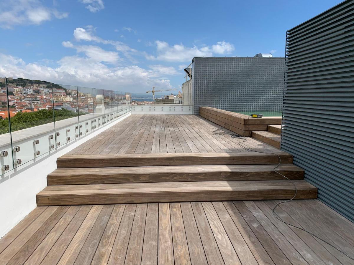 New!! Luxury Avenida Da Liberdade Flat- With Rooftop And Pool Apartment ลิสบอน ภายนอก รูปภาพ